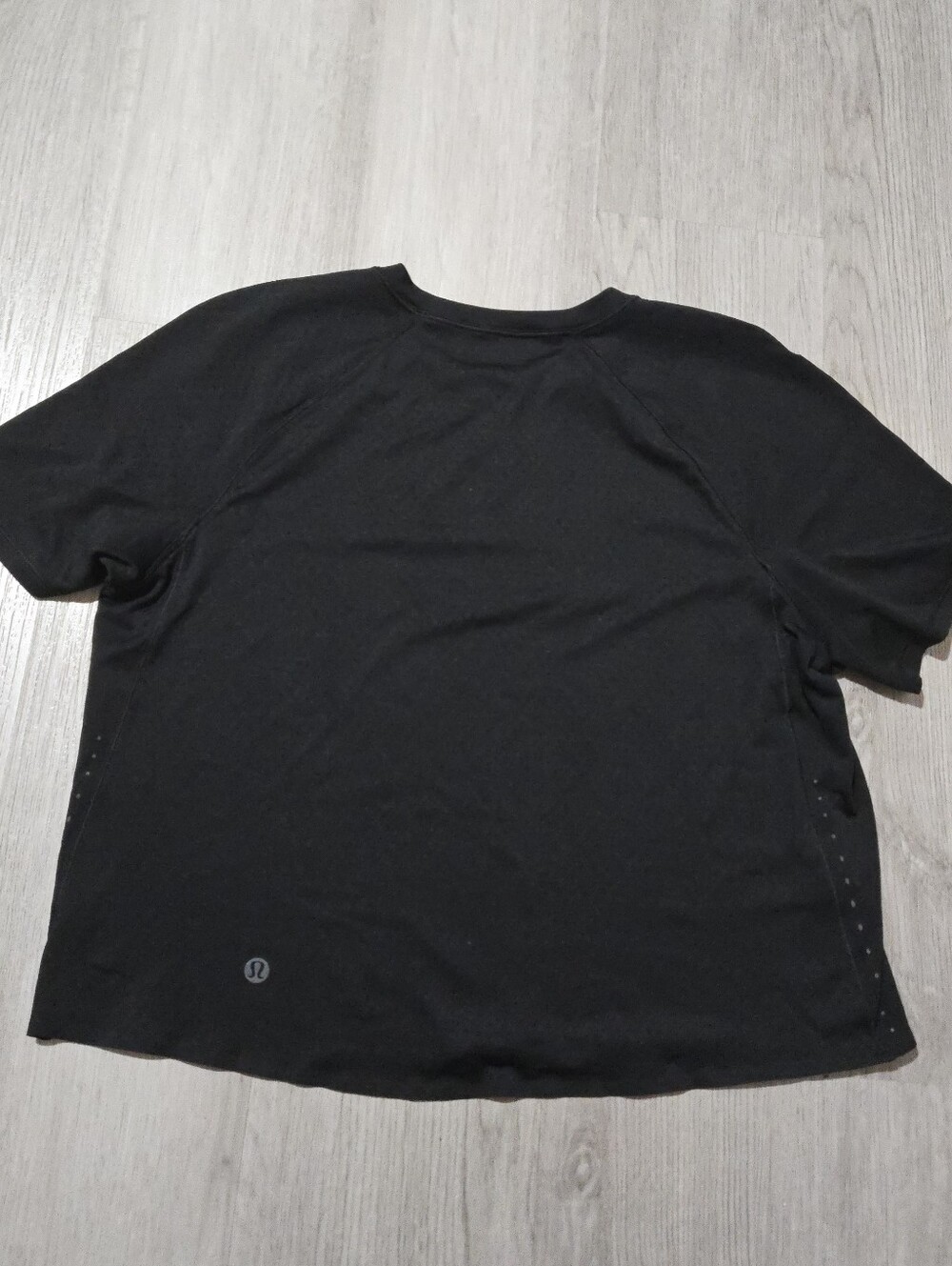 Lululemon Black Fast And Free Race Length Cropped Top, SIZE S, See Description - Picture 10 of 14